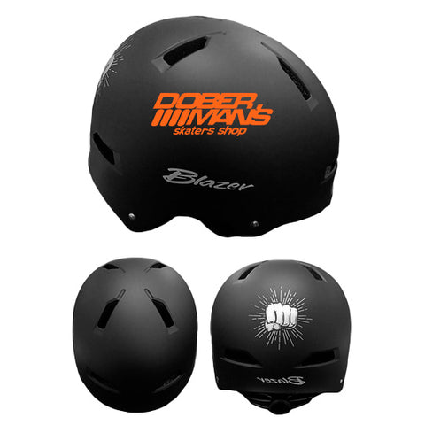 Casco Blazer Negro Fist - Doberman's Skaters Shop