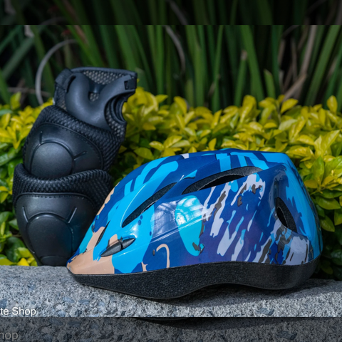 Protecciones infantiles Blazer con casco - Doberman's Skaters Shop