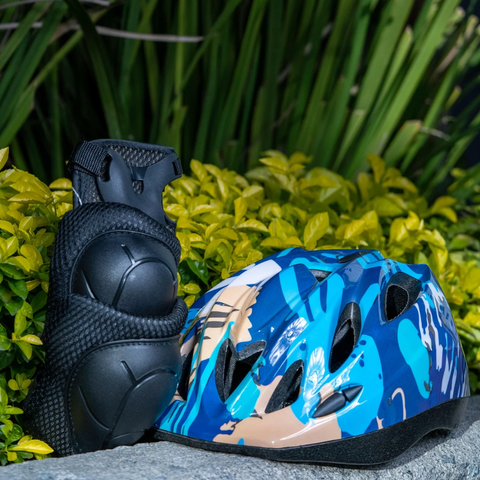 Protecciones infantiles Blazer con casco - Doberman's Skaters Shop