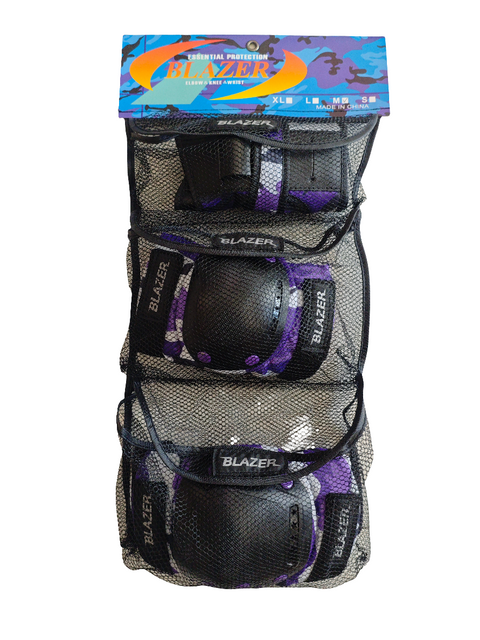 Protecciones Blazer BZ611 Morado - Doberman's Skaters Shop