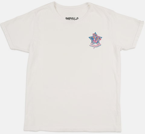 Playera Impala Quad Squad Tee Blanco - Doberman's Skaters Shop