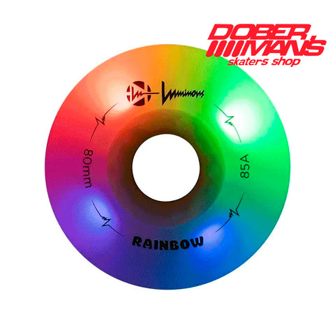Ruedas LED Luminous Rainbow 80mm - Doberman's Skaters Shop