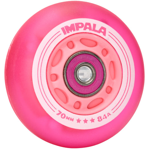 Ruedas LED Impala Inline 70mm Pink Light up - Doberman's Skaters Shop