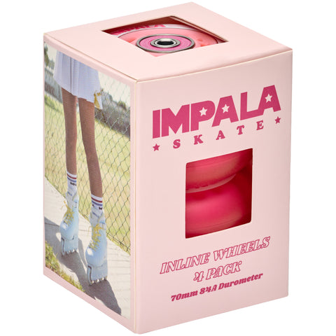 Ruedas LED Impala Inline 70mm Pink Light up - Doberman's Skaters Shop