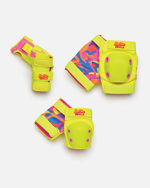 Protecciones Impala Barbie Bright Yellow Junior - Doberman's Skaters Shop