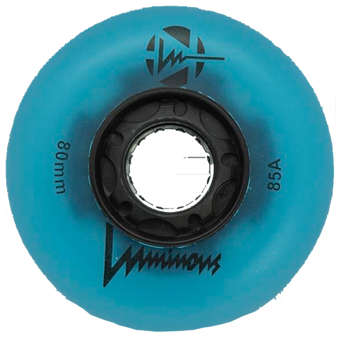 Ruedas Patines 80mm Azul- Blue Luminous LED FR Skates