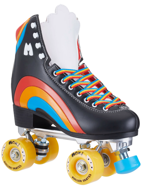 Patines Roller Skate MOXI Rainbow Rider Black - Doberman's Skaters Shop