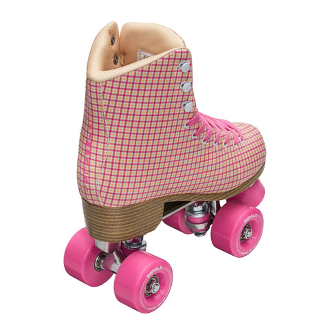 Patines Impala Roller Skate Pink Tartan - Doberman's Skaters Shop