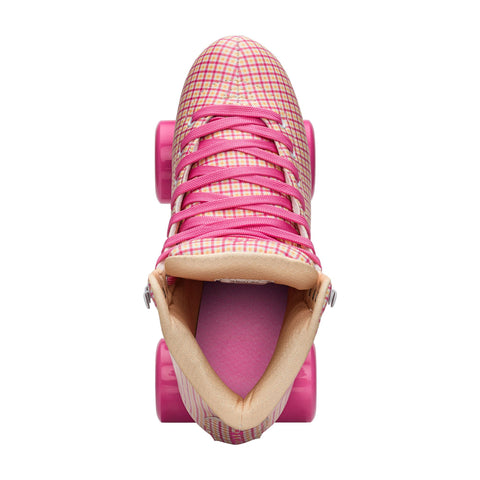 Patines Impala Roller Skate Pink Tartan - Doberman's Skaters Shop