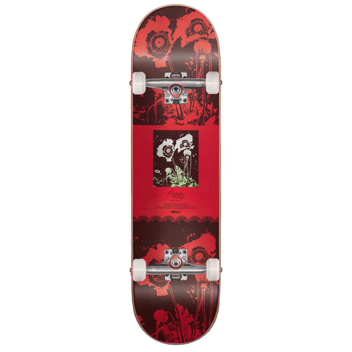 Patineta IMPALA Skateboard BLOSSOM RED 8"