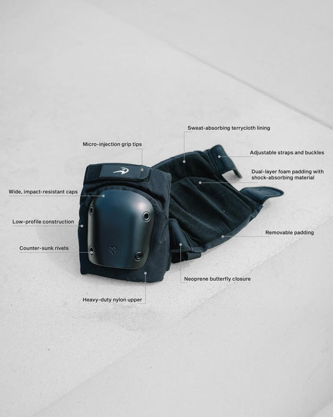 Protecciones Flying Eagle PRO rodilleras knee pads