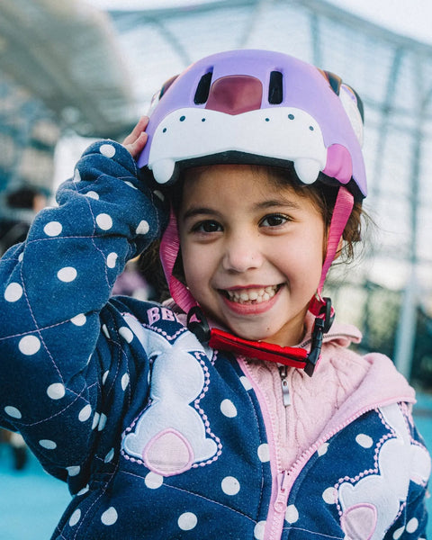 Casco Flying Eagle Purple Bear Zoo - Doberman's Skaters Shop