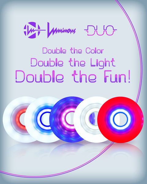 Ruedas LED para Patines - Luminous Duo Led 64mm hasta 125mm - Doberman's Skaters Shop