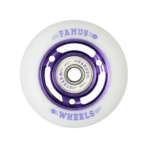 Ruedas Famus wheels Purple white 64mm 88a
