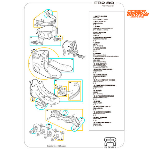 Patines FR Skates FR2 80 light purple