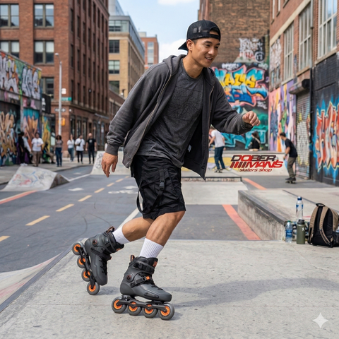 Patines FR Skates Neo 1 Dark Grey dual 9080 2026 - Doberman's Skaters Shop