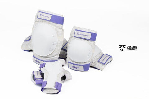 Protecciones Flying Eagle Cobet Morado Blanco 2025