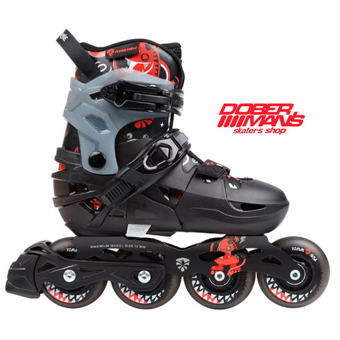 Patines Infantiles con Luz Flying Eagle L6 Lumos Black (Ajustables)