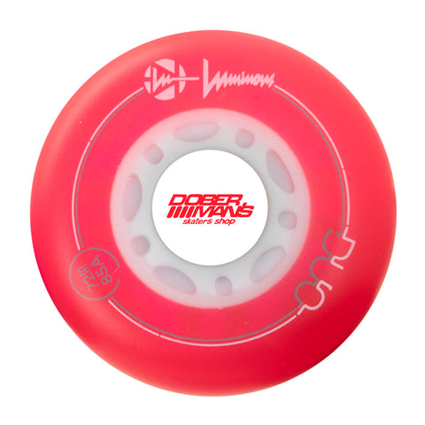 Ruedas LED para Patines - Luminous Duo Led 64mm hasta 125mm - Doberman's Skaters Shop