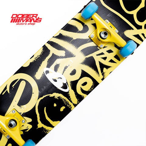 Patineta Skateboard Blazer Pro Yellow grafitti