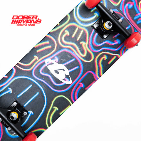 Patineta Skateboard Blazer Pro Happy Faces Neon