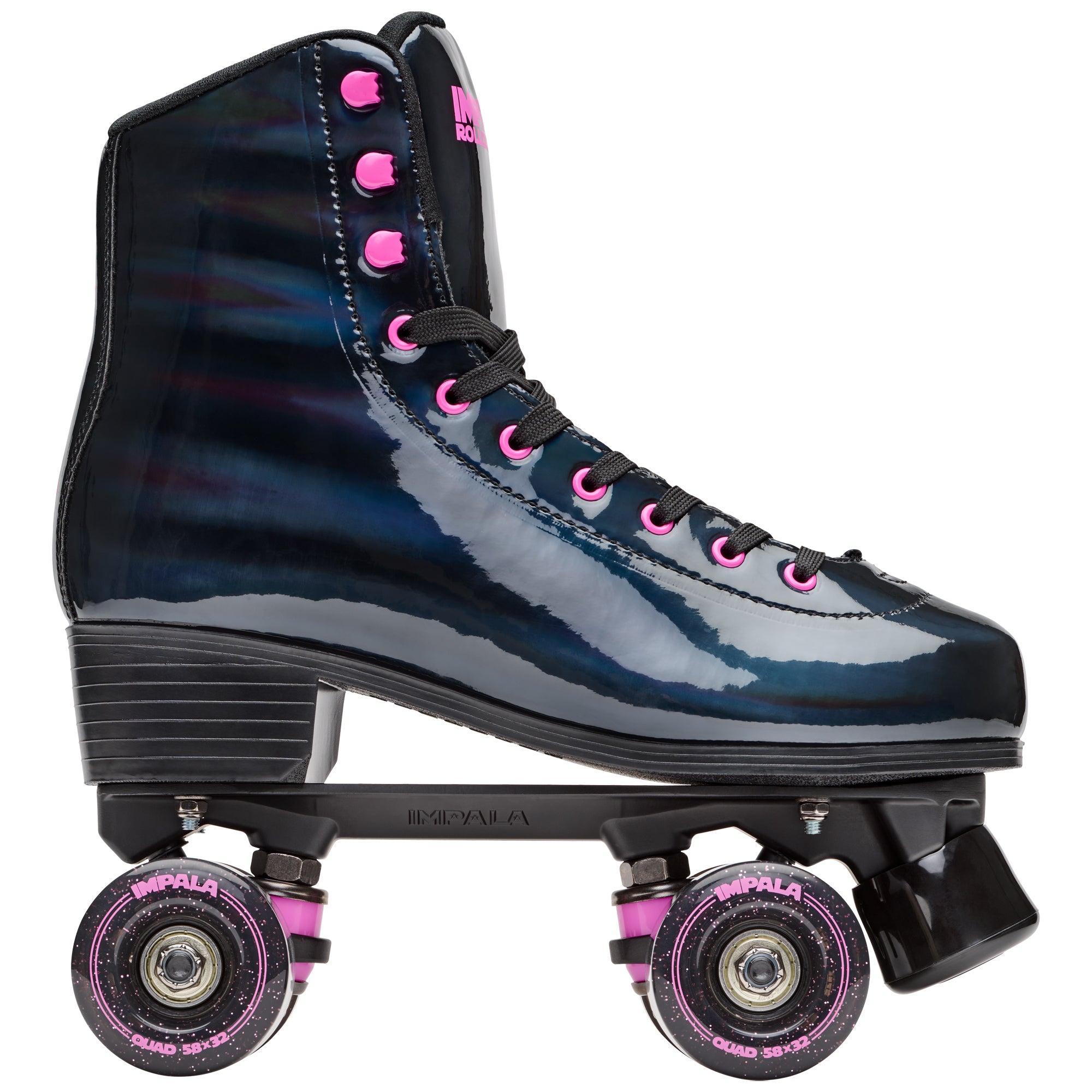 Impala Roller Skate Black Holographic