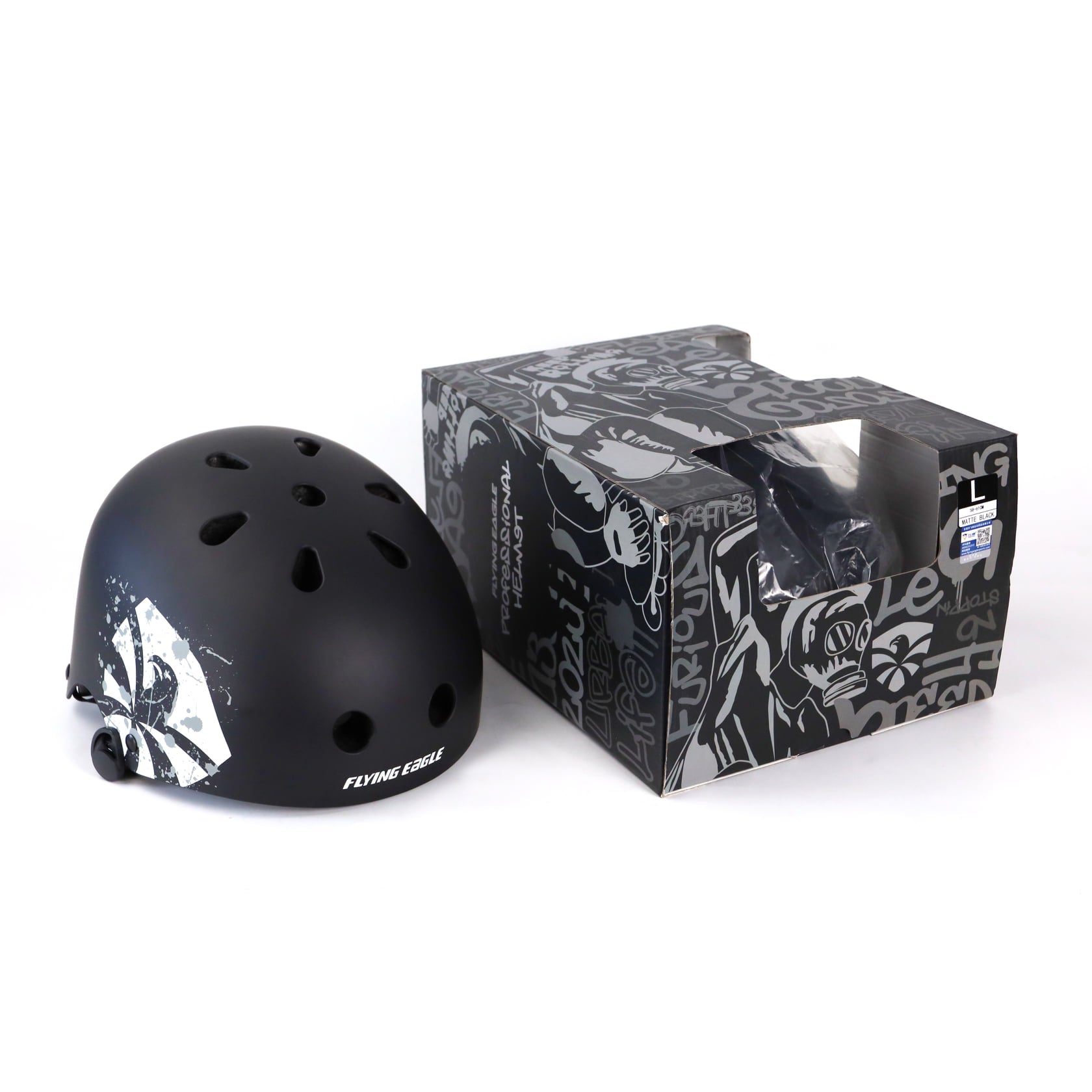 Casco Flying Eagle Zeus Black