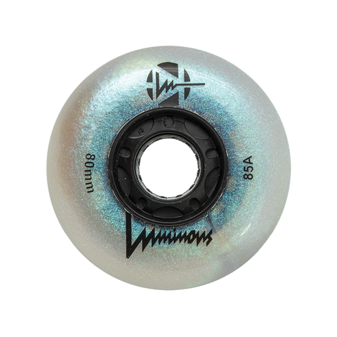 Ruedas Patines 80mm Perla negra Luminous LED FR Skates