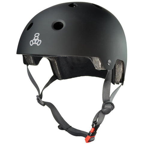 Casco Triple Eight BrainSaver Certificado black mate - Doberman's Skaters Shop