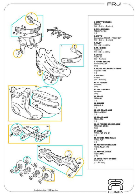 Patines FR Skates FRJ niños