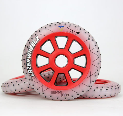 Ruedas LED Flying Eagle LazerWheelz Fire 125mm