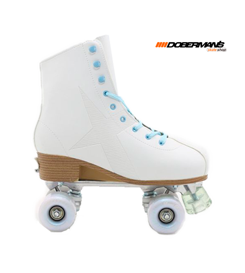 Patines Quads clásicos Sweet Rocket White ajustable