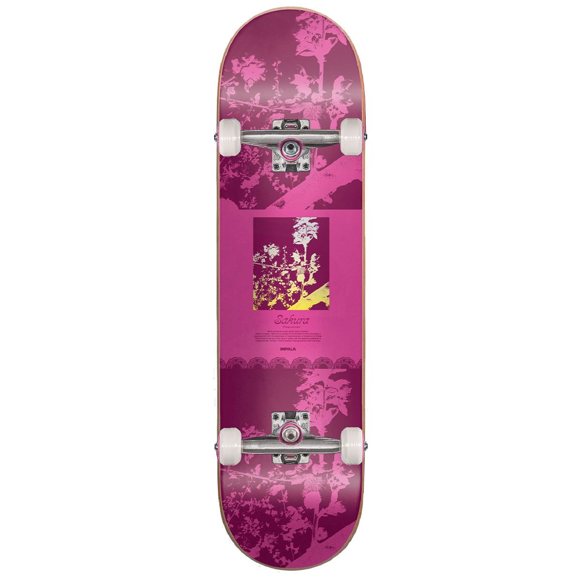 Patineta IMPALA SKATEBOARD BLOSSOM ROSA