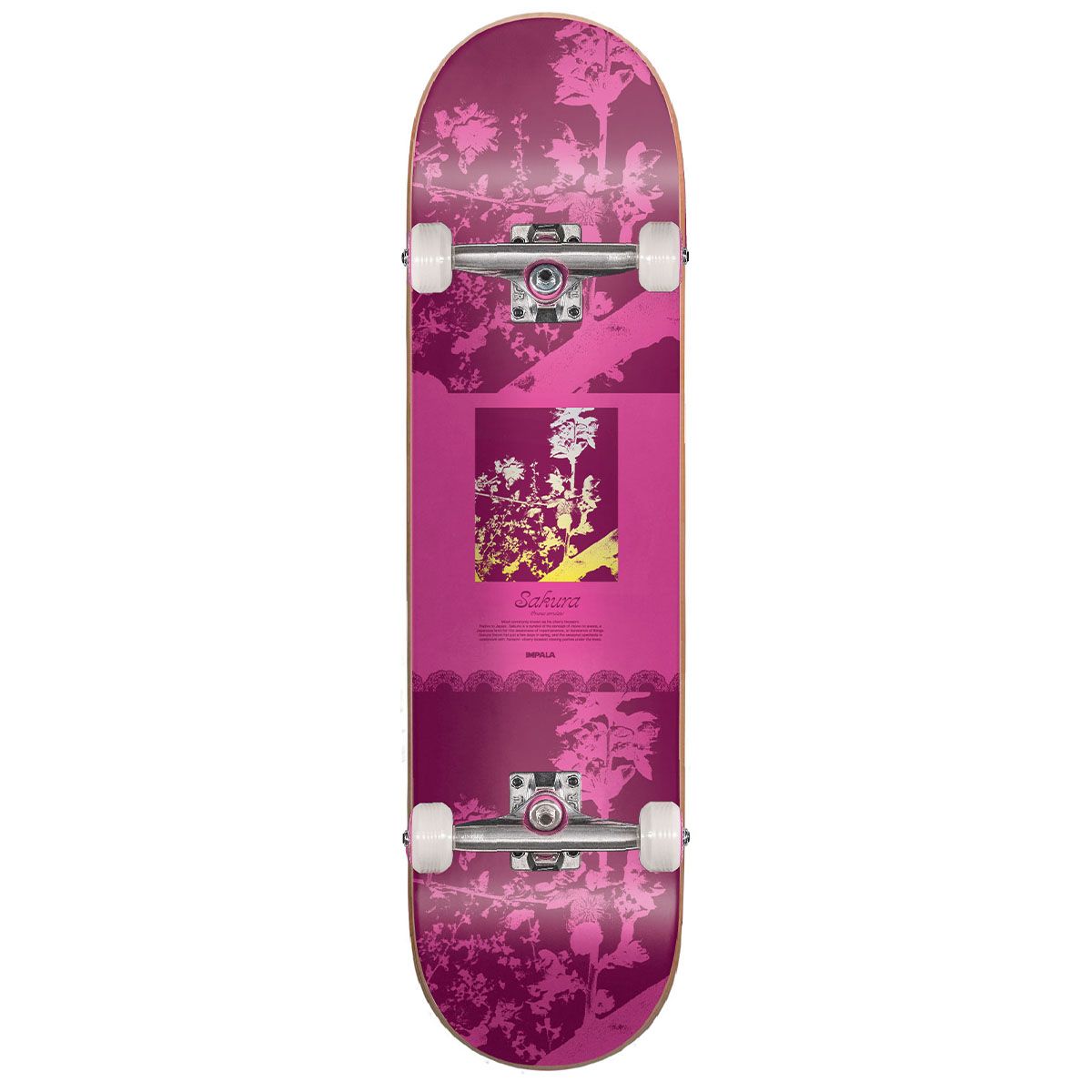 Patineta IMPALA SKATEBOARD BLOSSOM ROSA 8.25"